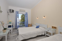 Panorama Hotel, Parikia, Paros, a bedroom