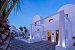Hotel entrance, Aressana SPA Hotel & Suites, Fira, Santorini, Cyclades, Greece