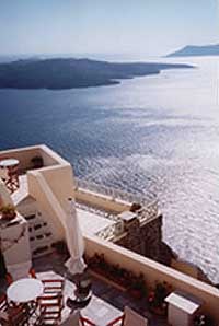 The view from Cori Rigas, Fira, Santorini