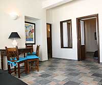 The interior of Cosmopolitan Suites, Fira, Santorini
