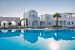Hotel swimming pool, El Greco Hotel, Fira, Santorini, Cyclades, Greece