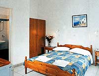 A roon at the Nissos Thira Hotel, Fira, Santorini