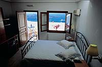 A room at the Theoxenia Hotel, Fira, Santorini