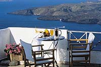 The view from the Theoxenia Hotel, Fira, Santorini