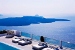 Caldera view from the pool, Belvedere Suites, Firostefani, Santorini, Cyclades, Greece