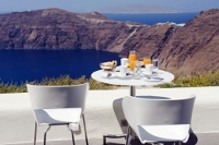 Breakfast at Avaton Resort & Spa, Imerovigli, Santorini