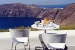 Breakfast served at veranda overlooking the Caldera, Avaton Resort & Spa, Imerovigli, Santorini, Cyclades, Greece