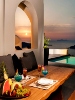 Dining at the Avaton Resort, Avaton Resort & Spa, Imerovigli, Santorini, Cyclades, Greece