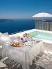 Deluxe Room terrace and plunge pool, Grace Santorini Hotel, Imerovigli, Santorini