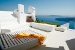 View from veranda, Ilios and Selene Villa, Imerovigli, Santorini, Cyclades, Greece