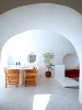 Dining area, Ilios and Selene Villa, Imerovigli, Santorini, Cyclades, Greece