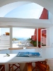 View from the dining area, Ilios and Selene Villa, Imerovigli, Santorini, Cyclades, Greece