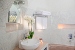 A bathroom , On The Rocks Apartments, Santorini, Cyclades, Greece