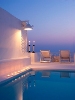 The pool area , On The Rocks Apartments, Santorini, Cyclades, Greece