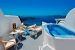 A Honeymoon Jacuzzi Suite veranda , Pegasus Suites, Imerovigli, Santorini, Cyclades, Greece