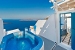 A Honeymoon Jacuzzi Suite veranda, Pegasus Suites, Imerovigli, Santorini, Cyclades, Greece