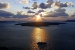 Sunset and Caldera view from the Pegasus Suites, Pegasus Suites, Imerovigli, Santorini, Cyclades, Greece