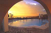 The sunset from Rocabella Traditional Studios & Suites, Imerovigli, Santorini