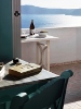 Caldera view from a living room, Santorini's Balcony Art Houses, Imerovigli, Santorini, Cyclades, Greece