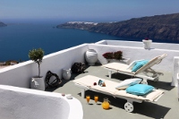 Art House private balcony at Santorini's Balcony Art Houses, Imerovigli, Santorini