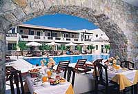 The Rose Bay hotel, Kamari, Santorini