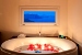 Jacuzzi tub overlooking the Caldera, Canaves Oia Hotel, Oia, Santorini, Cyclades, Greece