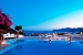 Pool area overlooking the Caldera, Canaves Oia Suites, Oia, Santorini, Cyclades, Greece