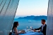 Romantic dinner at Gourmet restaurant, Canaves Oia Suites, Oia, Santorini, Cyclades, Greece