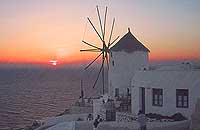 The view from Golden Sunset Villas, Oia, Santorini