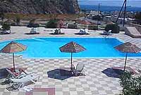 The pool of the Marianna Hotel, Perissa, Santorini