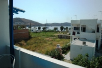 Sea view from an upper floor balcony, Amalia Apartments, Livadi, Serifos