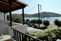 Sea view from the balcony, the Asteri Hotel, Serifos