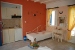 Kitchenette of a triple studio, Niovi Studios, Livadi, Serifos, Cyclades, Greece