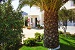 The garden area, George's Place, Apollonia, Sifnos, Cyclades, Greece