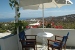 Veranda with panoramic village and distant sea view , Geronti Pension, Apollonia, Sifnos