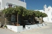 Terrace under shaded pergola , Geronti Pension, Apollonia, Sifnos