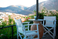 The view of Apollonia from Sifnos View Pension, Sifnos