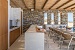 Outdoor kitchen and dining table, Villa Amar, Apollonia, Sifnos, Cyclades, Greece