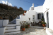 Villa Vrissi exterior staircase and terrace, Villa Vrissi, Apollonia, Sifnos