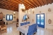 The dining area and living room, Captain’s Home, Sifnos, Cyclades, Greece