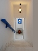 Staircase leading to the lower level, Captain’s Home, Sifnos, Cyclades, Greece
