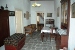 Kitchen area with staircase leading to the upper floor, Flora House, Artemonas, Sifnos, Cyclades, Greece