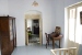 Small library and entrance to the single bedroom , Flora House, Artemonas, Sifnos, Cyclades, Greece