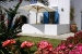 A Ground floor veranda , Smaragdi Pension, Artemonas, Sifnos, Cyclades, Sifnos