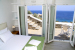 View and bedroom of a Standard room (upper floor) , Selana Suites, Chrysopigi, Sifnos