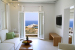 View and living room of a VIP Suite, Selana Suites, Chrysopigi, Sifnos