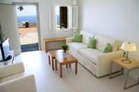 Classic Suite living room,Selana Suites, Chrysopigi, Sifnos