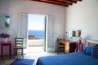 View from the double bedroom, Villa Alexia, Chrysopigi, Sifnos