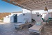 Fivo's outdoor relaxing area, Erifili Houses, Faros, Sifnos