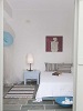 Maisonette's ground floor bedroom, Maisons a la Plage, Faros, Sifnos, Cyclades, Greece